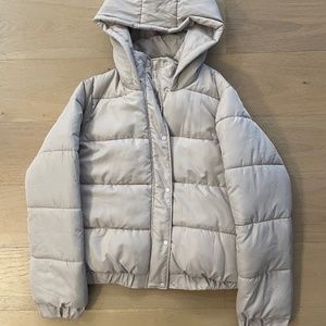 MISSGUIDED grey puffer jacket